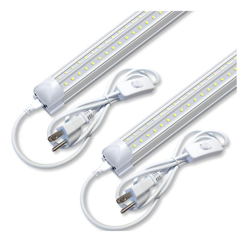 Luz De Taller Led De 2 Pies 5000k 20w, Luces De Techo E...