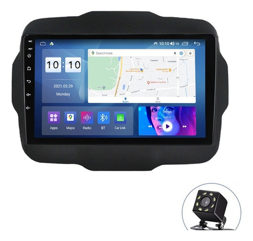 Estéreo 1+16g Para Jeep Renegade 2014-2018 Cámara Wifi Gps