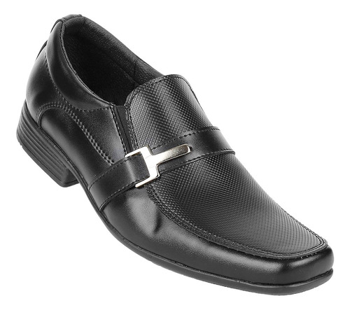 Zapato Cerrado Signos Hombre Negro Tipo Napa 6025 14