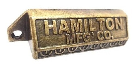 Imagen 2 de 9 de Tirador Hamilton Cajón Manija Muebles Metal Herrajes Cubeta