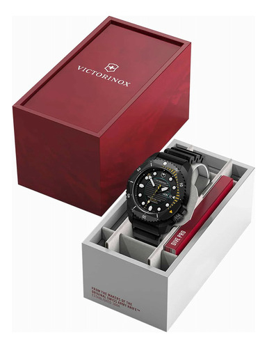 Reloj Victorinox 241997 Dive Pro Automatic Titanium 300m Negro Negro Negro