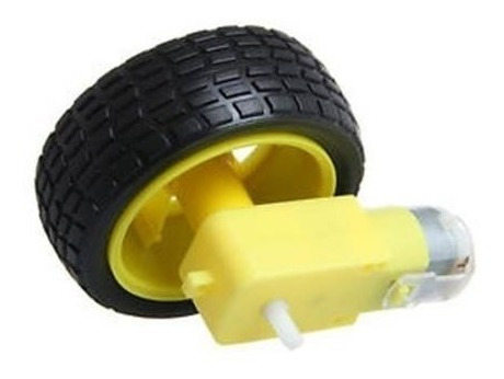 Imagen 4 de 6 de Motorreductor 3v-9v + Llanta 65mm, Motor Arduino Robot Carro