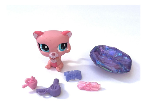 Littlest Pet Shop Auténtico # 1625 Rosa Zarigüeya Mascota