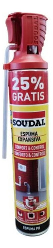 Espuma Expansiva Soudal 750 Ml + 25 % Gratis 