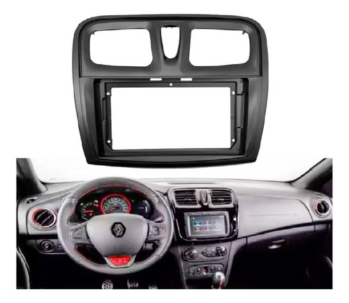 Adaptador Bisel Radio Renault Symbol 2015up 9 Pulgadas 