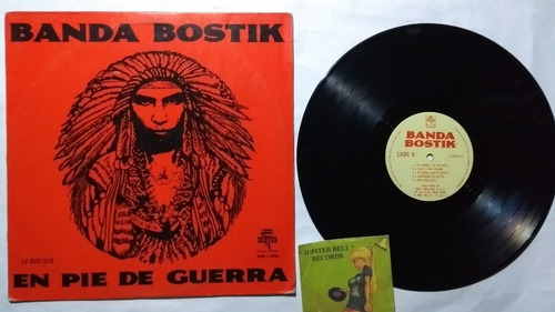Banda Bostik En Pie De Guerra Lp 1989 Seminuevo Rock Urbano