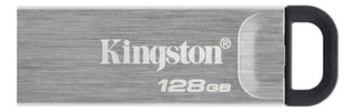 Memoria Usb Kingston Data Traveler Kyson 128gb Metalizada Plateado