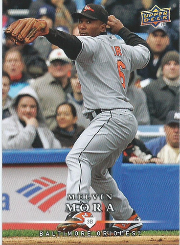 Barajita Melvin Mora Upper Deck 2008 #313 Orioles