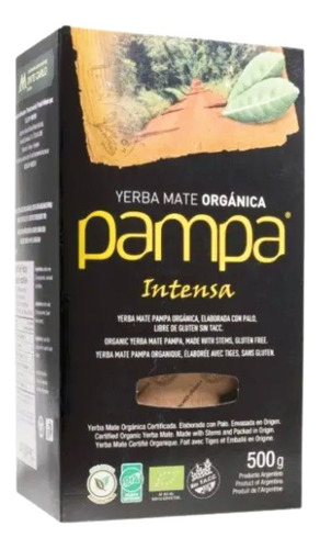 Yerba Mate Orgánica Pampa Intensa 3 X 500 Gr