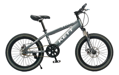 Bicicleta Trail Rodado 20 Negra Kett