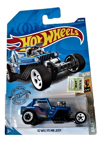 Hot Wheels 42 Willys Mb Jeep Hw Baja Blazers Envíos