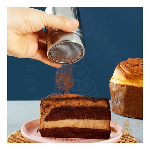 Espolvoreador Tamiz Con Tapa Cacao, Azucar, Especias X2 Un