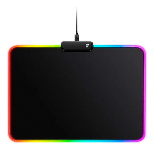 Mouse Pad Gamer Antideslizante Luz Rgb Led Touch, 35x25cm