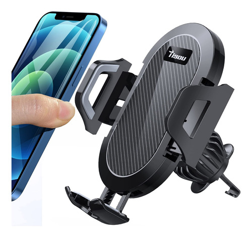 Tisou Car Phone Holder Mount Metal Air Vent Clip Cell Phone 