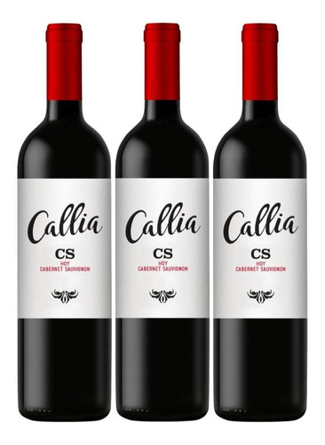 Vino Callia Cabernet Sauvignon 750 Ml X3 - Fullescabio