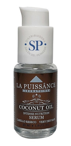 La Puissance Coconut Oil Serum Nutritivo Pelo Seco Coco 30ml