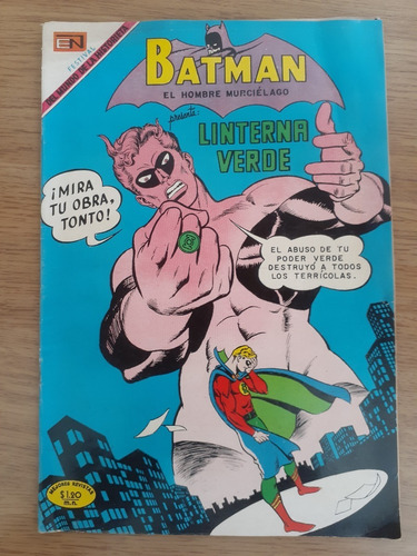 Cómic Batman Número 494 Editorial Novaro 1969