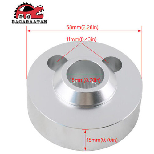 5 & 6 Hole Steering Wheel Hub Adapter Polished For Gm Ch Uux
