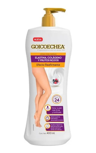 Crema Piernas Goicoechea Colágeno Y Frutos Rojos 400 Ml