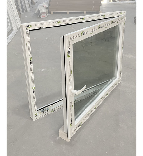 Ventana Pvc-dvh, Oscilobatiente De 110x80cm Vidrios Dobles