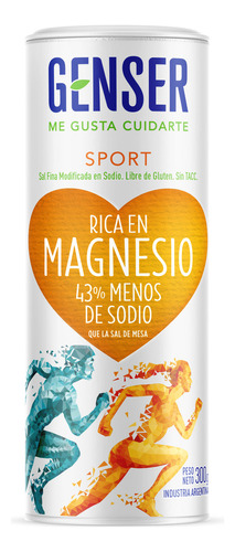 Sal Fina Genser Sport Salero 300g 43% Menos Sodio