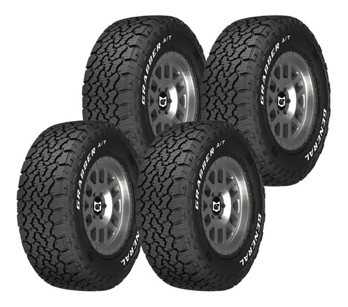 Set 4 Llantas 30x9.50r15 104s General Tire Grabber A/tx