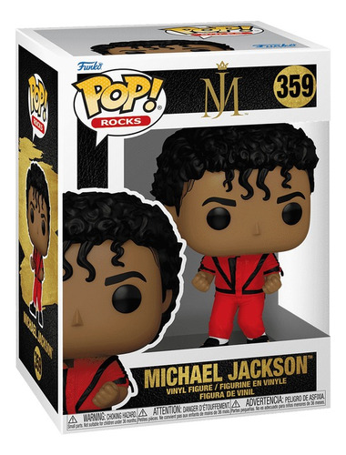 Funko Pop Rocks #359 Michael Jackson - Thriller