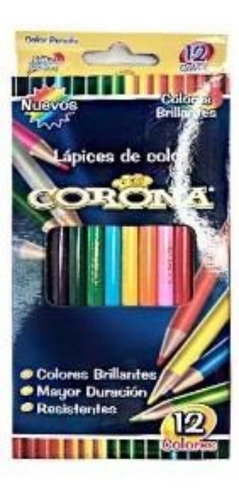 Lapices De Colores Corona 12pz Al Mayor Y Detal