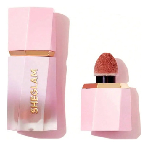 Tom de maquiagem Sheglam Color Bloom Dayglow Liquid Blush Shimmer Finish | Risky Bussines