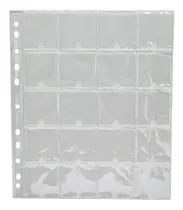 Comprar 10 Folhas Para Moedas C\u002F 20 Espaços Sem Aba Cabe Coin Holder