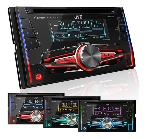 Autoestereo Jvc Kw-r910bt Bluetooth Usb iPhone Android