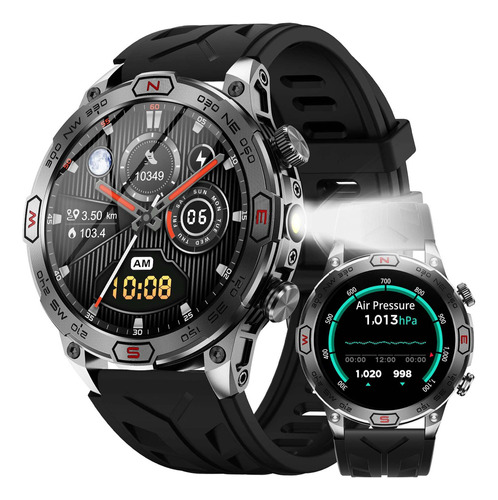 1 Reloj Inteligente Amoled 1atm Deportivo Hombre Con