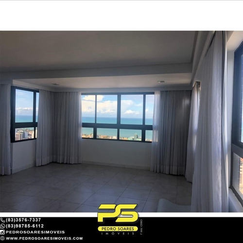 Imagem 4 de 15 de Apartamento Com 4 Dormitórios À Venda, 218 M² Por R$ 1.400.000 - Cabo Branco - João Pessoa/pb - Ap5165