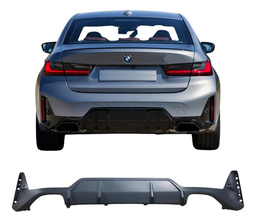 Spoiler Inferior Traseiro Bmw 320i 330e M Sport 2022 23 2024