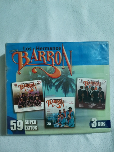 Los Hermanos Barron 3 Cd's Pack Original Coleccion Sellados 