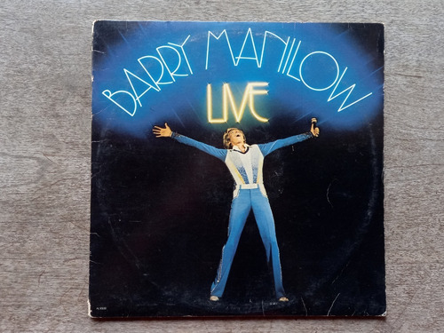 Disco Lp Barry Manilow - Live (1977) Doble Usa R5