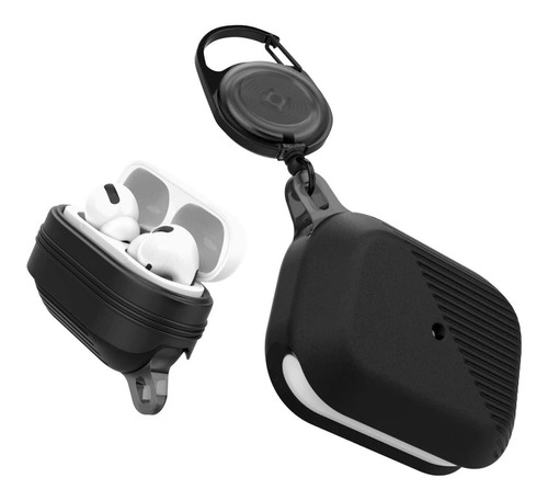 Funda Uso Rudo Raptic Radius Para AirPods Pro Black.