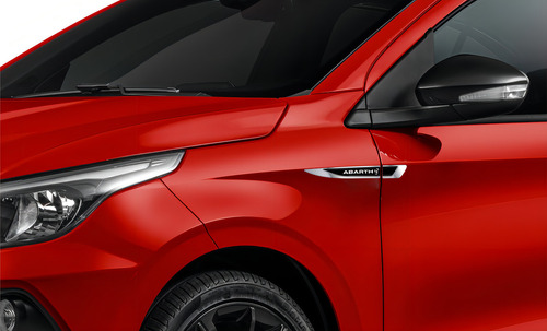 Par Adesivo Laterais Escrita Fiat Cronos Abarth