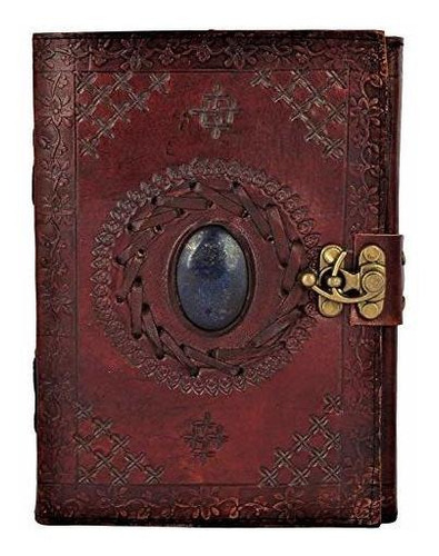 Agenda Vintage Tuzech Hecha A Mano, 100% Piel Pura