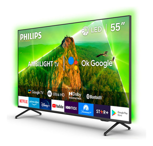 Philips Led Smart Tv Ambilight 55 Uhd 4k 55pud7908