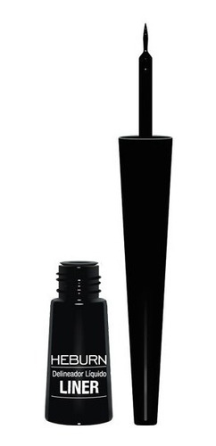 Heburn Maquillaje Delineador Líquido Ojos Liner Negro 248 Color Negro