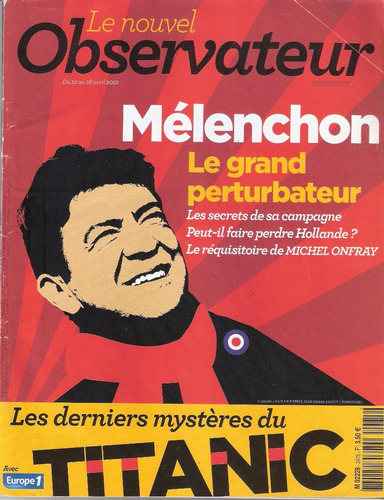 Le Nouvel Observateur, Revista Francesa Abril 2012, Titanic