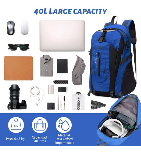 Mochila Impermeable, Mochila Antirrobo, Mochila