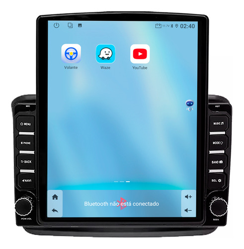 Multimidia Tesla Pajero Dakar 07/16 9,7p Android 64gb Adak