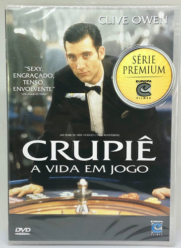 Dvd Crupiê A Vida Em Jogo - Clive Owen - Original Lacrado