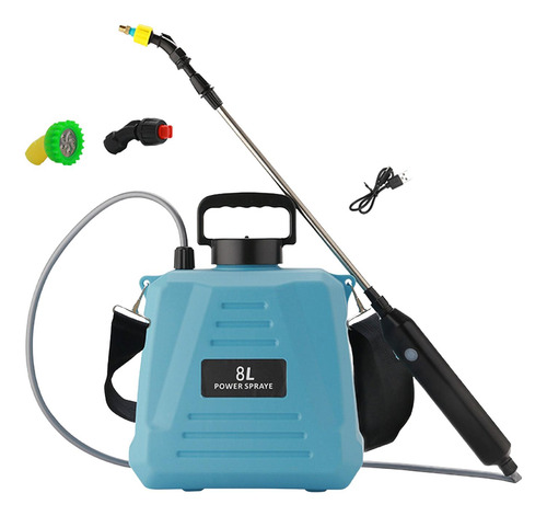 Pulverizador Eléctrico Para Jardín, Pulverizador 8l Azul