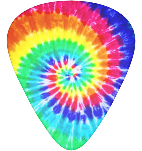 Bvolfqo Tie Dye Guitar Picks Para Guitarra Acústica Thin De