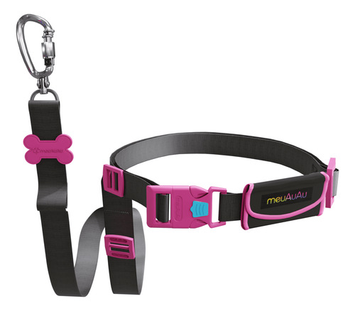 Guia Para Passeios Mãos Livres Para Todas As Raças Cachorro Cor Neon Pink