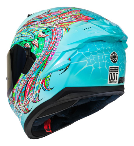 Casco De Motocicleta Cara Completa Premium Con Doble Visera