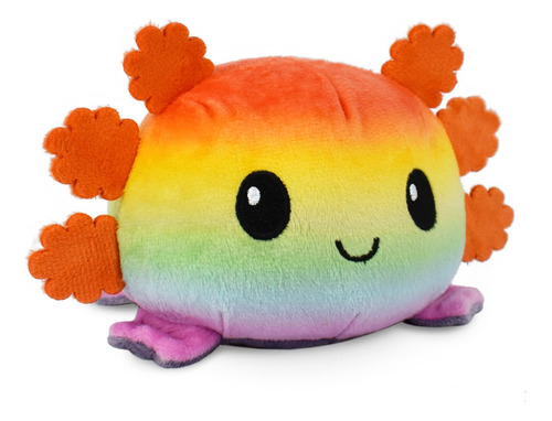 Axolotl Reversible De Peluche Juguete Sensorial Anti-estrés